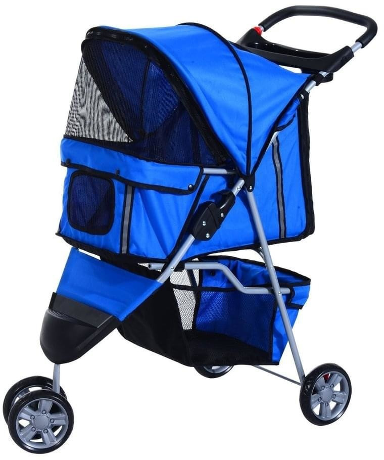 Pawhut Dog Buggy Blue