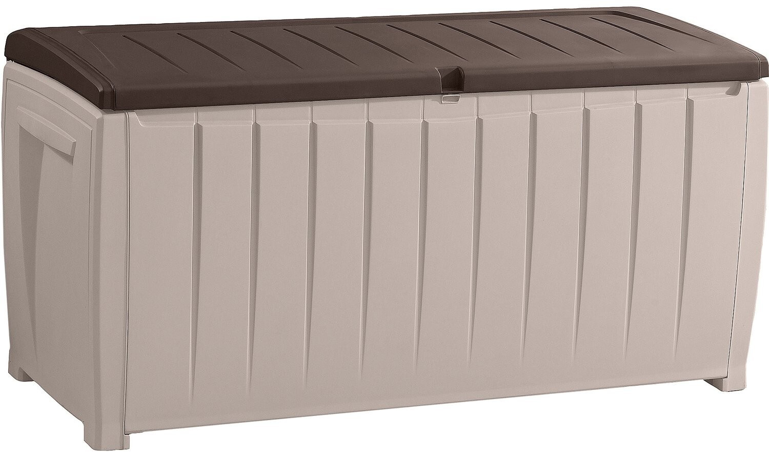 Tepro Novel Storage Box mit Sitzfunktion 125 x 55 x 61 cm beige/braun