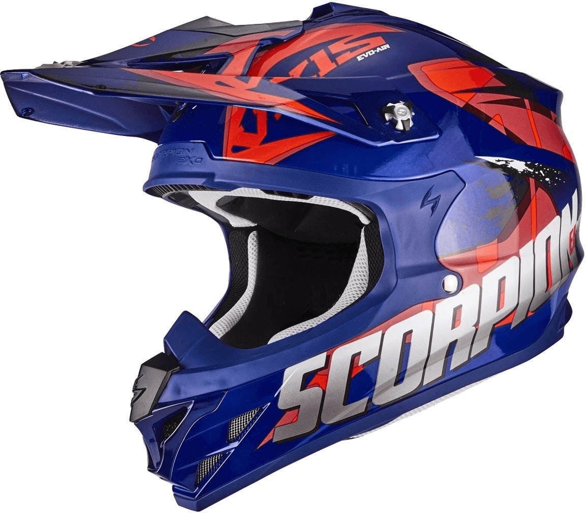 Scorpion VX-15 Evo Air Defender bleu/rouge