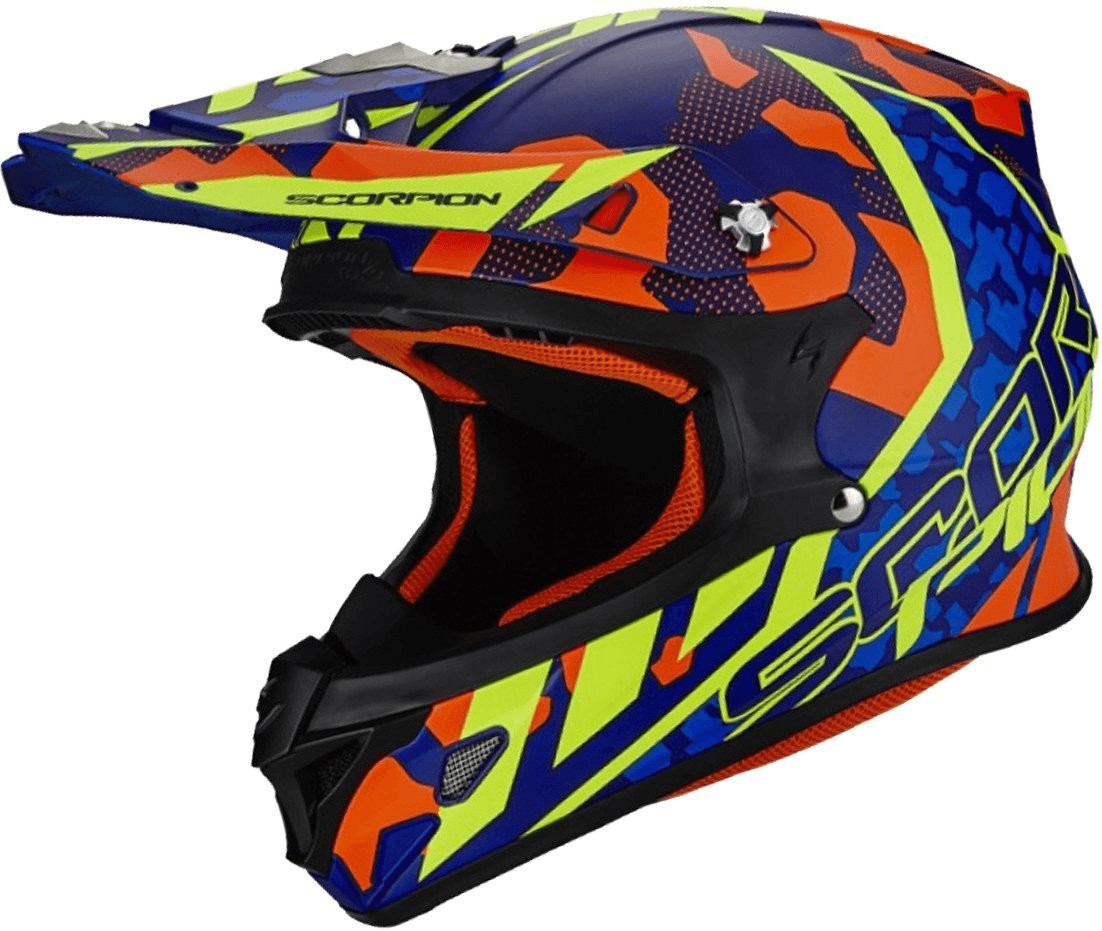 Scorpion VX-21 Air Furio bleu/orange/jaune
