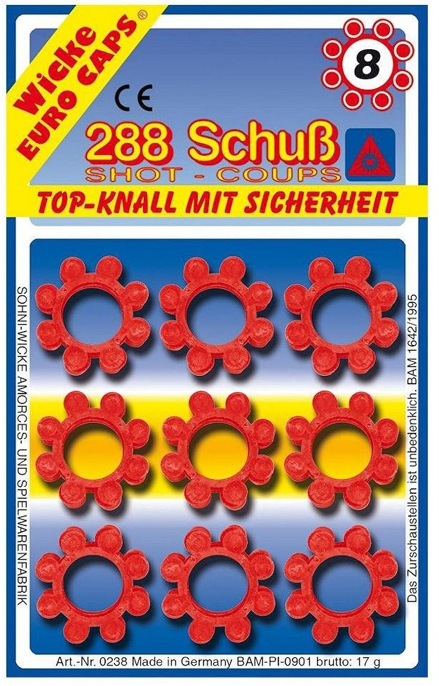 Sohni-Wicke Amorces pistolet 8 coups