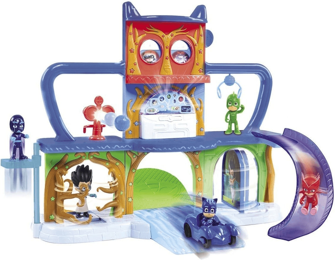 Giochi Preziosi Playset quartier général avec véhicule + figurine Pyjamasques