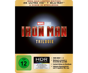 Iron Man - Trilogie (4K Ultra HD) (Steelbook) [Blu-ray]
