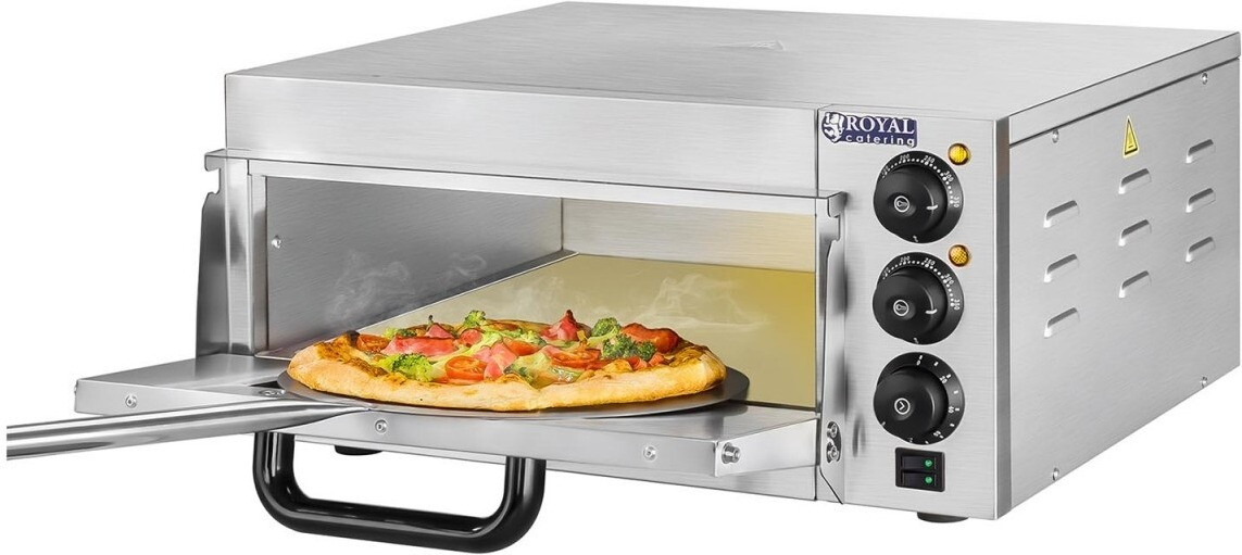 Royal Catering Forno Elettrico per Pizza Professionale RCPO-2000-1PE 1  compartimento : : Casa e cucina