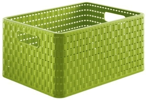 Rotho Storage Basket Country 18 l Green