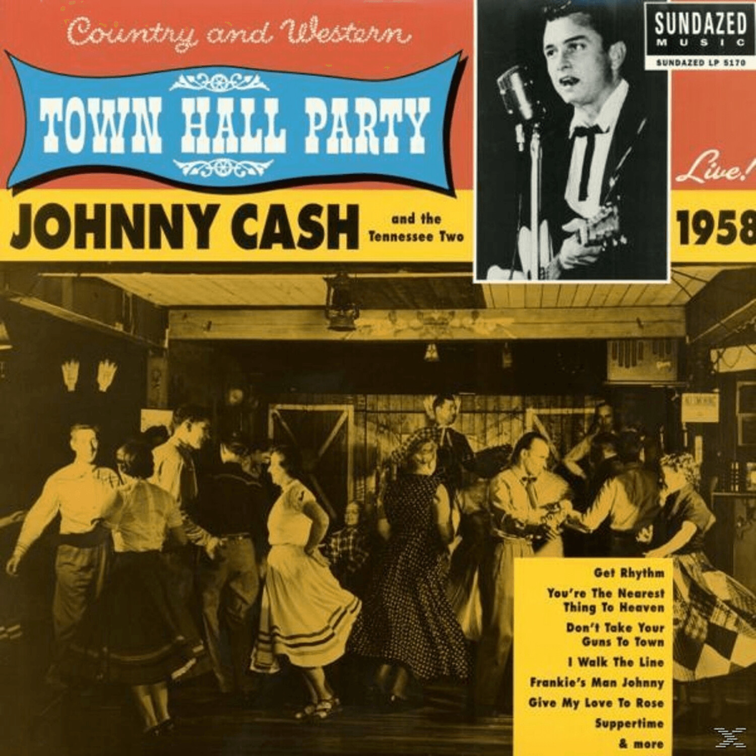 Johnny Cash - Live At Town Hall Party 1958 - (Vinyl)