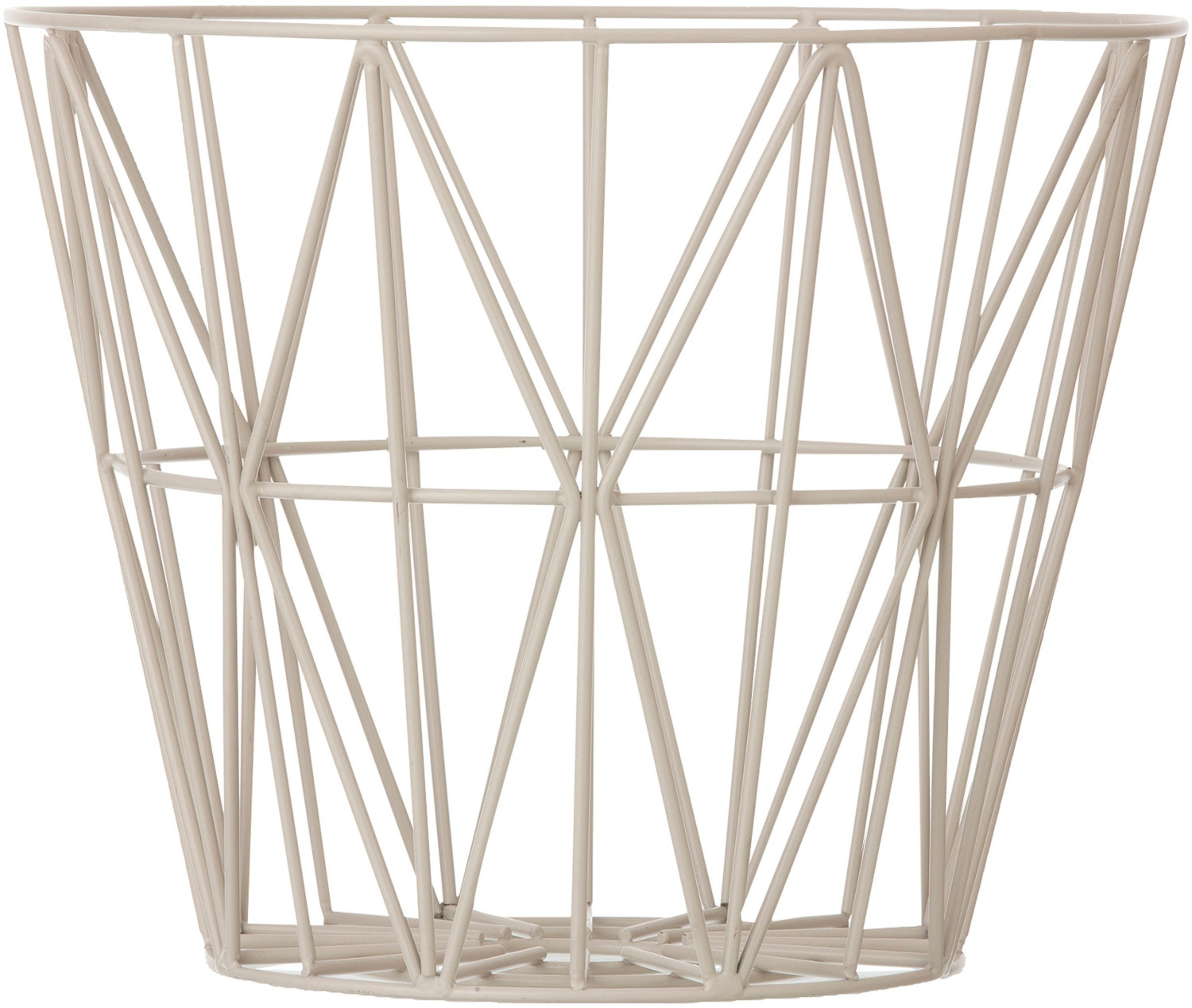 Ferm Living Wire Basket Large Grey