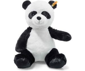28 cm Steiff Bär Panda Teddy schwarz weiß ca neuwertiger Zustand Nr 010620 