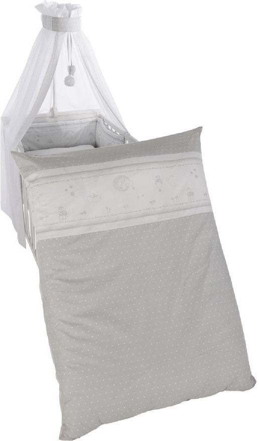 Roba Parure de lit Glücksengel gris