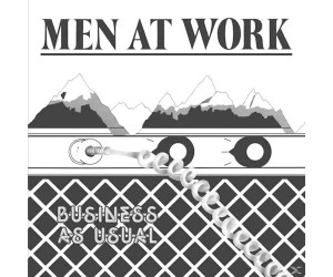 album or cover men at work business as usual