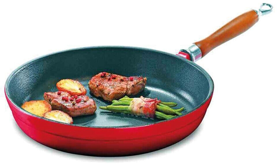 Karl Krüger Vulcan Cast Iron Pan 28 cm Red