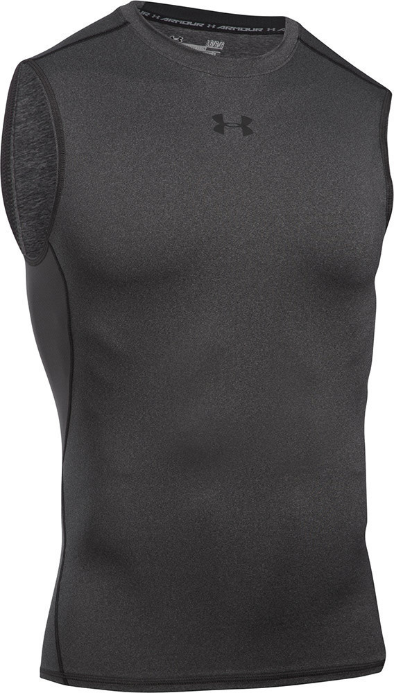 Under Armour Men's Heatgear Armour Strech Compression Sleeveless Shirt grey