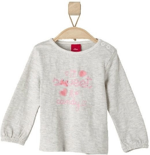 S.Oliver Girls Mini Longsleeve (31.5636) white melange