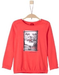 S.Oliver Girls Longsleeve (31.6672) light red