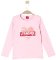 S.Oliver Girls Langarmshirt (31.7399) light pink