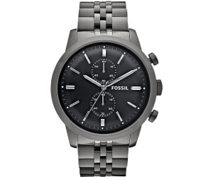Men's chronograph townsman black stainless steel bracelet watch hotsell 44mm