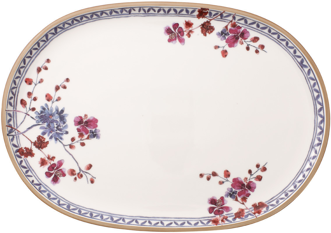 Villeroy & Boch Assiette à poisson Artesano 43 x 30 cm Provençal lavande