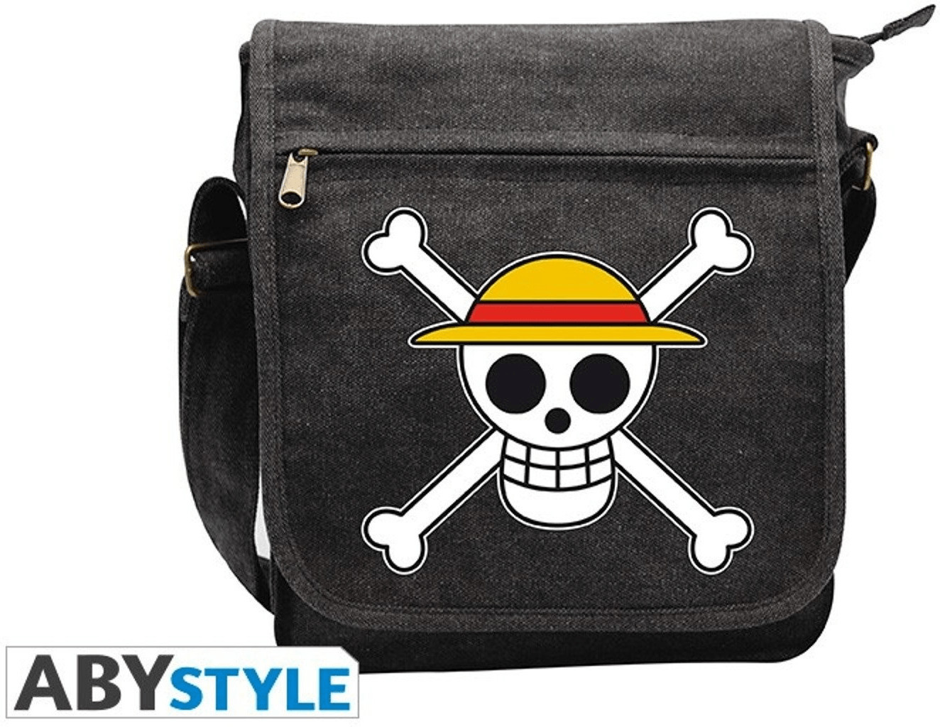 Abystyle One Piece Messenger Bag Skull anthracite
