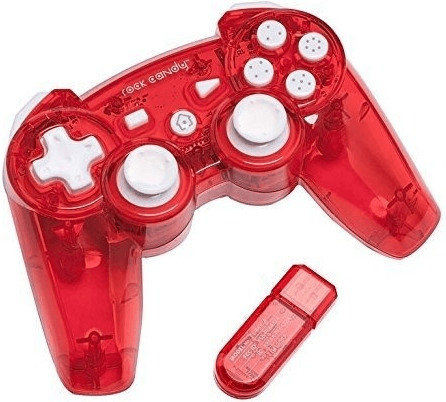 PDP PS3 Rock Candy Wireless controller rouge