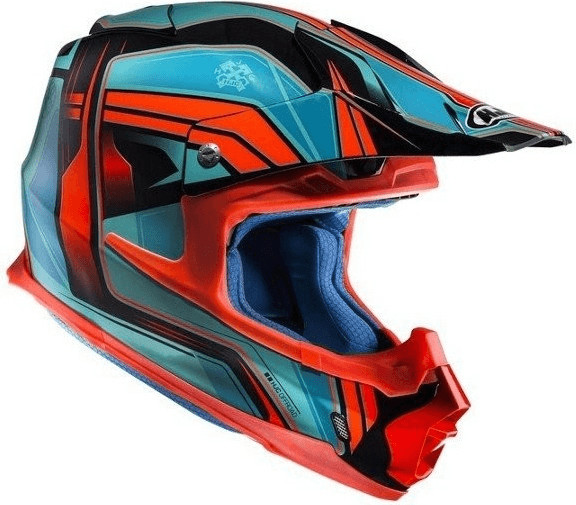 HJC FX Cross Piston blue/red MC4