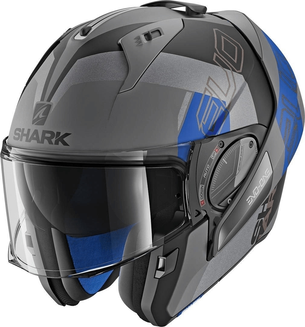 SHARK Evo-One 2 Slasher gris mat/bleu