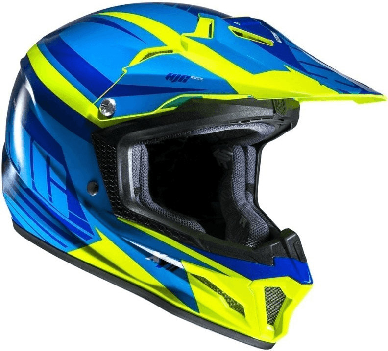 HJC CL XY II Bator blue/yellow MC3H