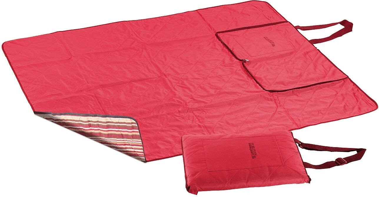 Pearl GmbH Couverture pique-nique 150 x 180 cm rouge
