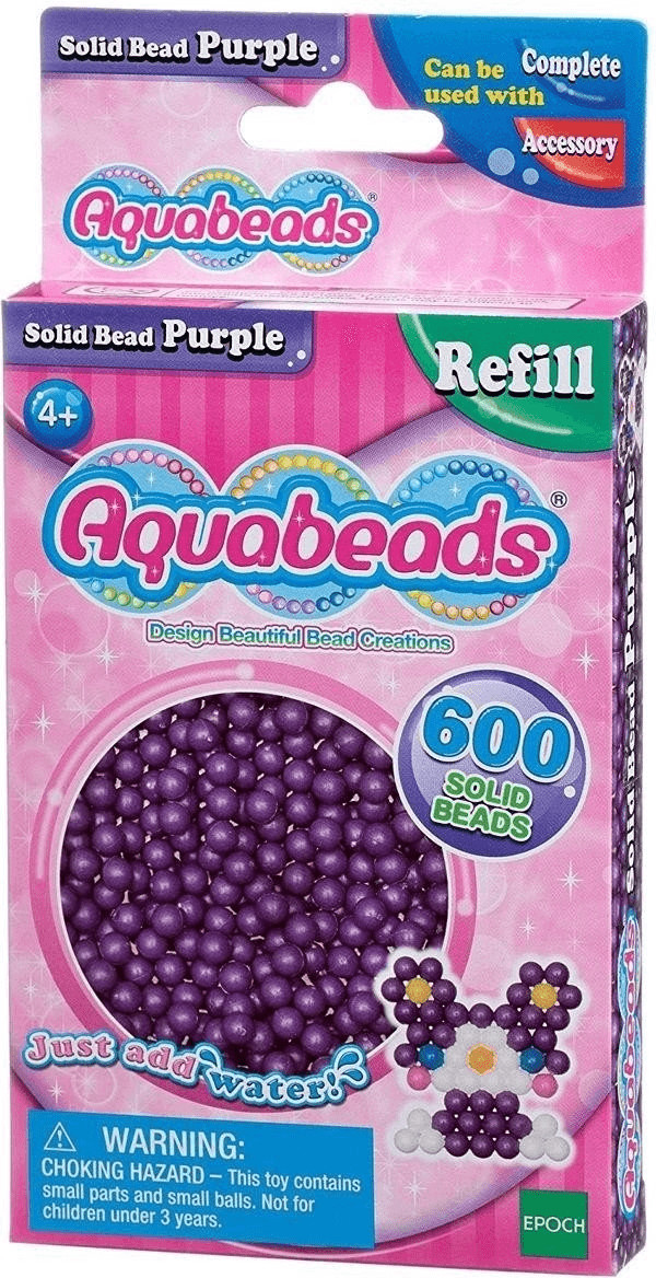 Aquabeads recharge de 600 perles violet
