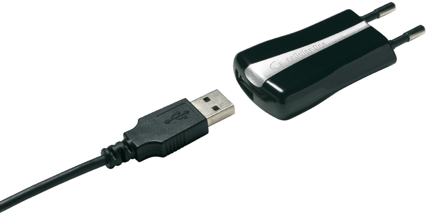 Cellular Line Chargeur mini USB 1A noir