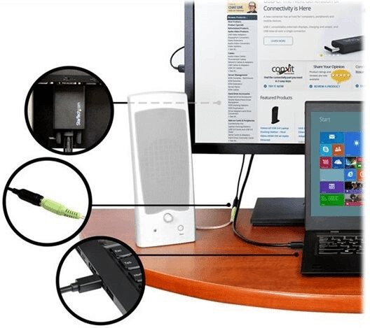 StarTech Mini DisplayPort vers VGA avec audio