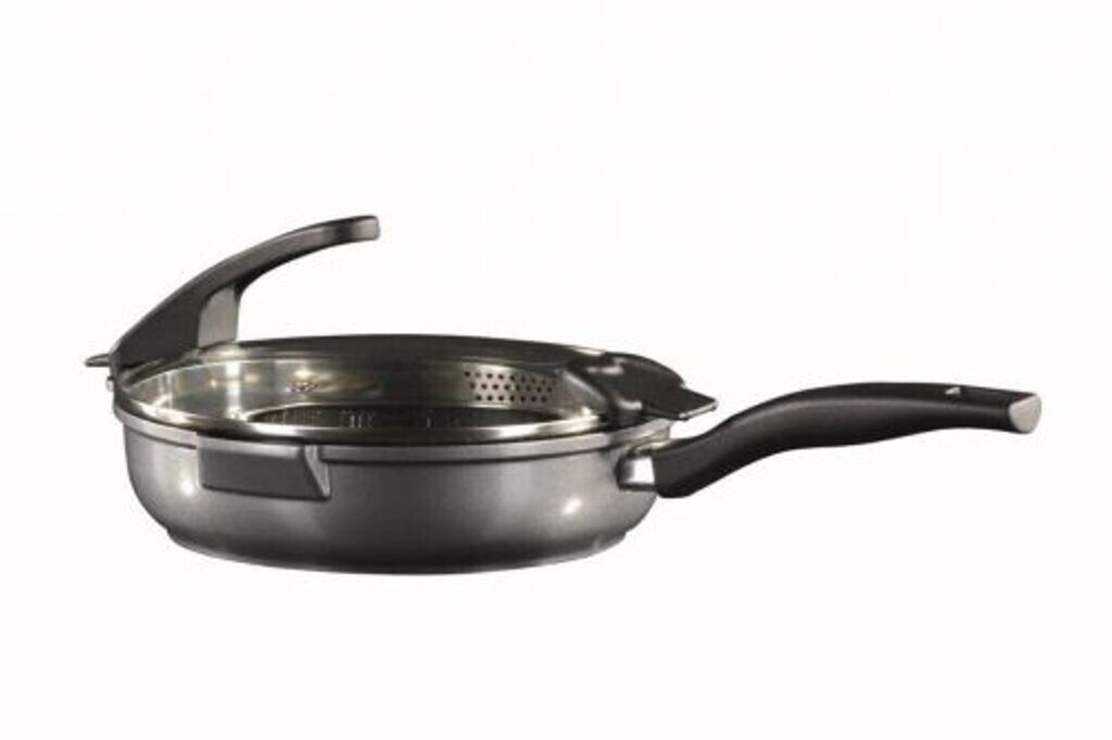 Stoneline Future stew Pan with sieve Glass Lid 24 cm