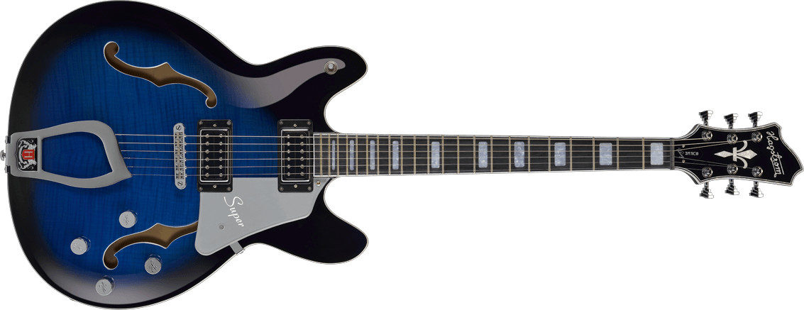Hagstrom Super Viking DBS (Dark Baltic Sea Flame)