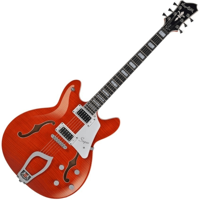 Hagstrom Super Viking MR (Mandarin Flame)