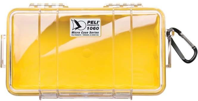 Peli MicroCase 1060 clear/yellow