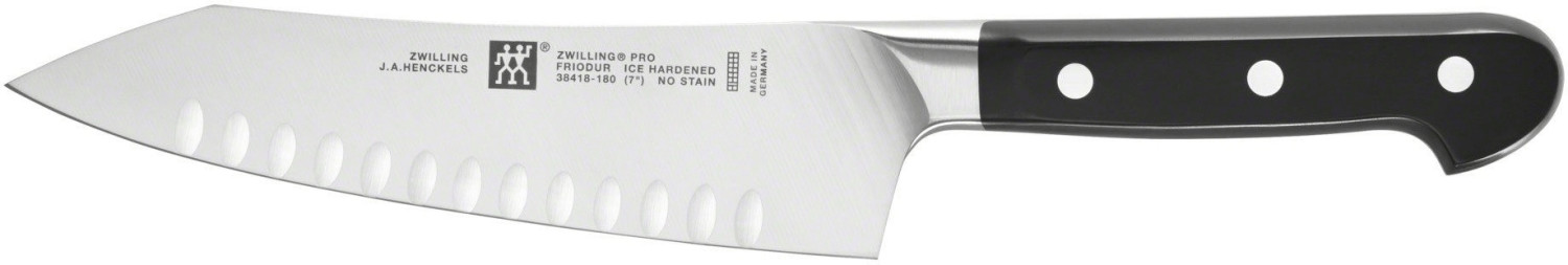 ZWILLING Pro Rocking Santoku with Hollow Edge 18 cm