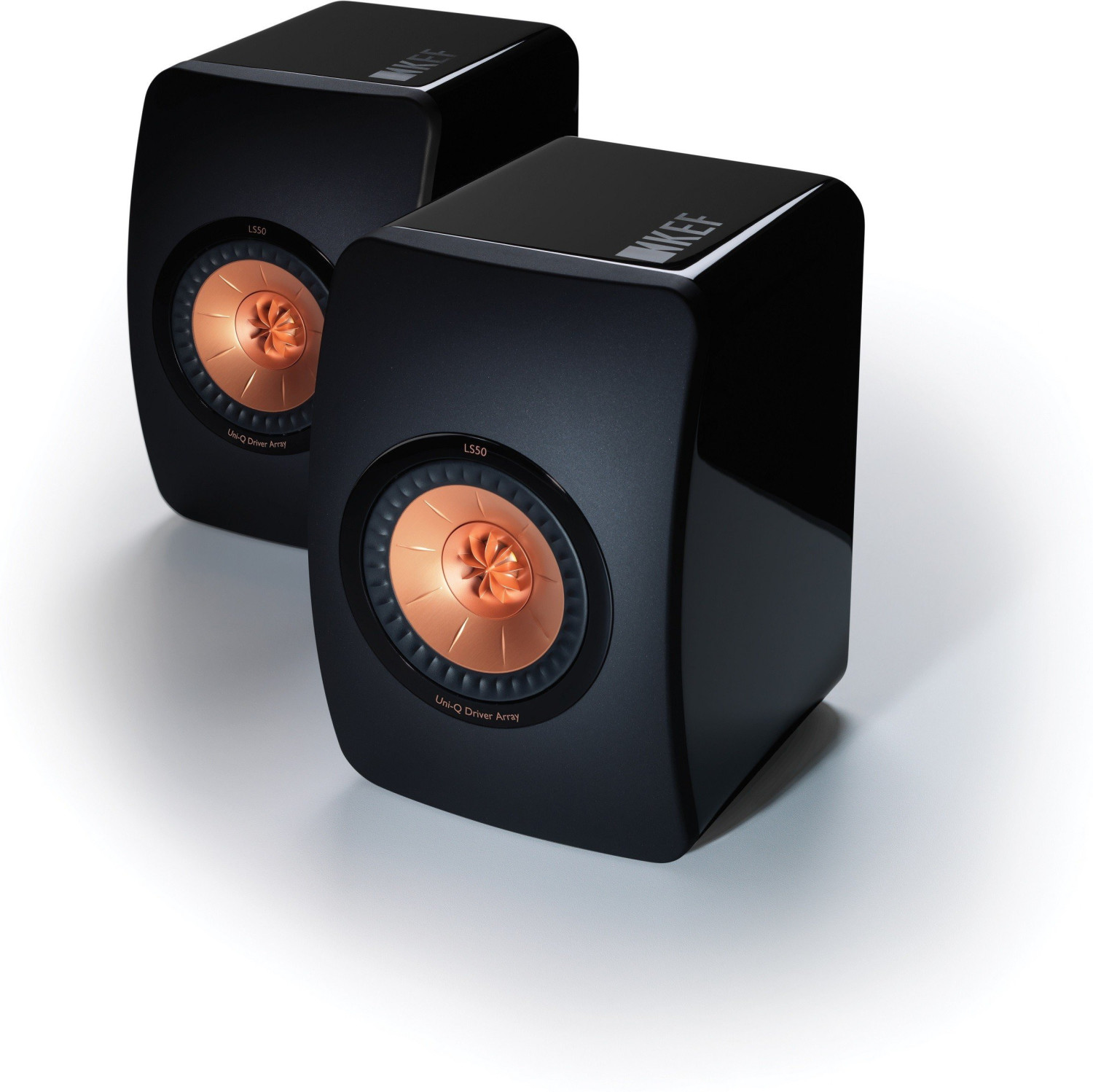 KEF LS50 noir laqué