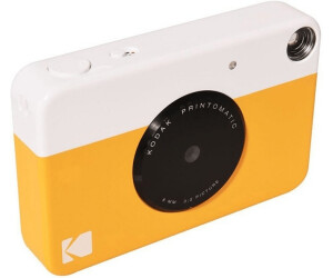  Kodak Printomatic Instant Camera (Grey) Basic Bundle + Zink  Paper (20 Sheets) + Deluxe Case : Electronics
