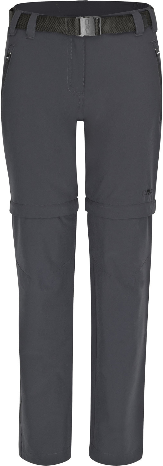 CMP Woman Stretch Long Pant Zip Off (3T51446CF) antracite