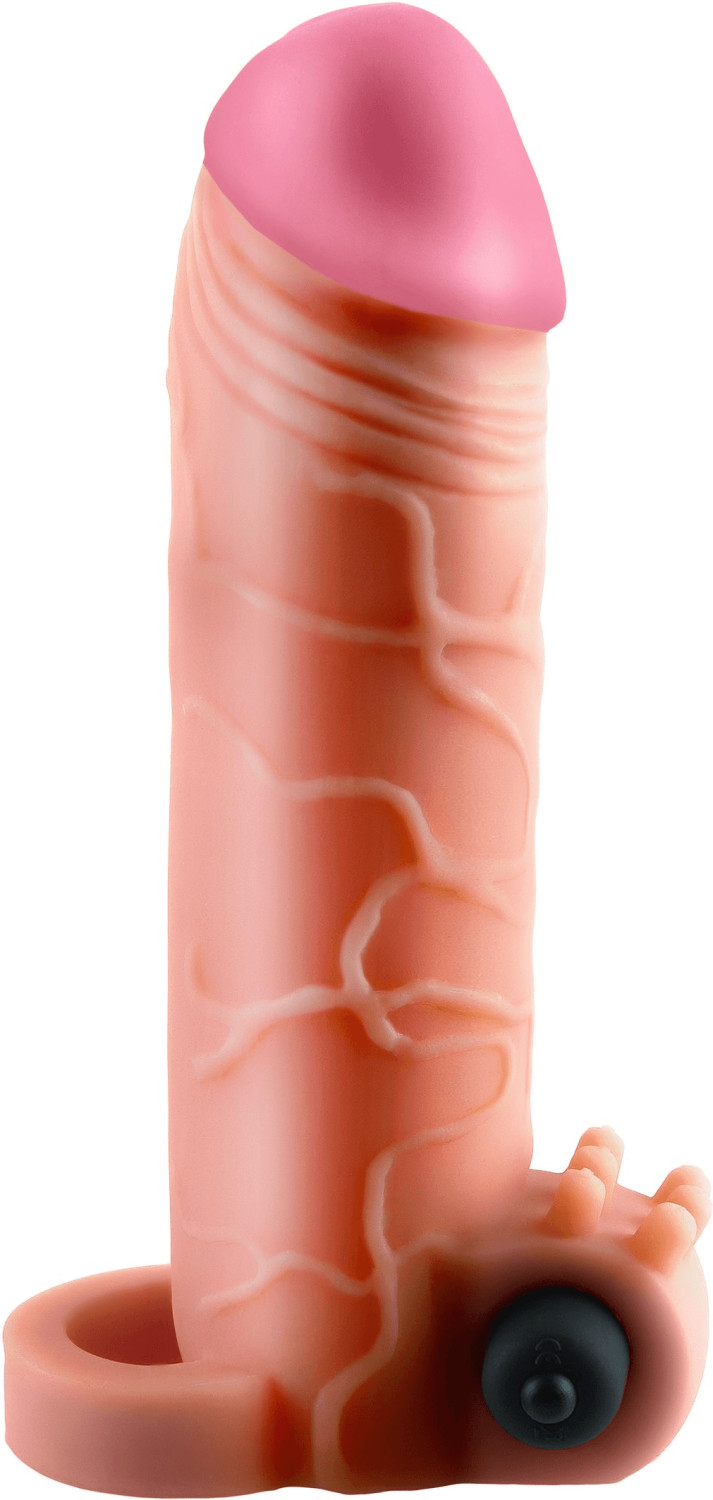 Pipedream Fantasy X-tensions Vibrating Real Feel 2 Extension Flesh (PD4119-21)