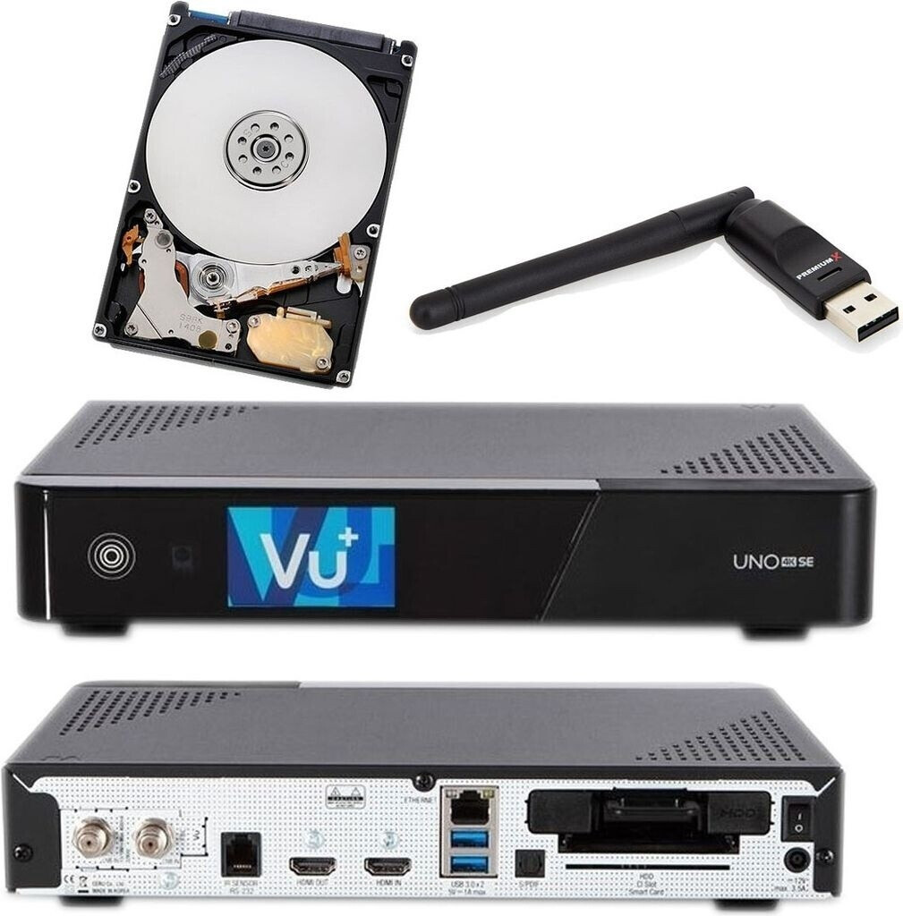 Vu+ UNO 4K SE DVB-S2 FBC 1000GB