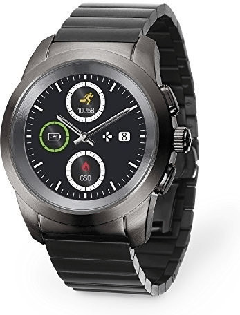 MyKronoz ZeTime Elite 44 mm titane bracelet maillon moderne