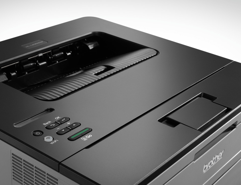 Brother HL-1210W - Imprimante - Noir et blanc - laser - A4/Legal - 2400 x  600 ppp - jusqu'à 20 ppm - capacité : 150 feuilles - USB 2.0, Wi-Fi(n)