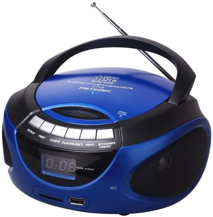 Metronic 477129 Radio CD/FM Blue
