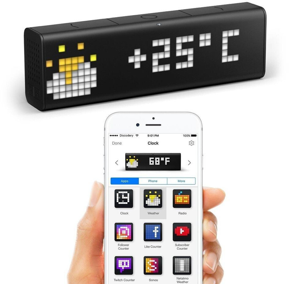 【お気に入り】 € 172,90 ab (37X8) Time LaMetric | idealo.de bei Preisvergleich インテリア時計