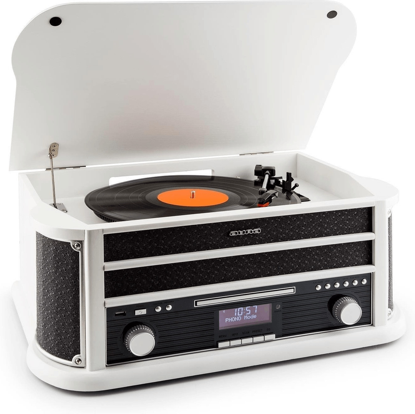 Auna Belle Epoque 1908 blanc + DAB/Bluetooth
