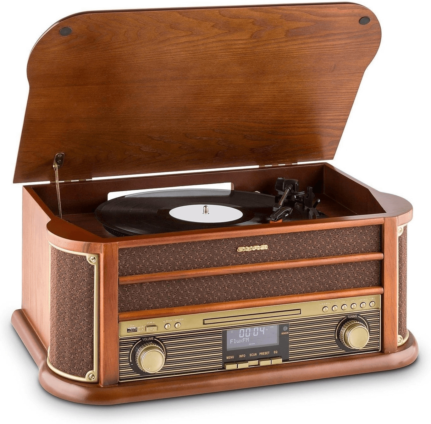 Auna Belle Epoque 1908 marron + DAB/Bluetooth