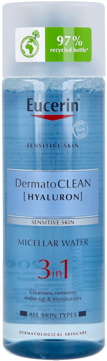 Eucerin DermatoClean Hyaluron Mizellen Reinigung 3in1 – 400 Ml, Für Empfindliche Haut