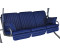 Angerer Comfort Schaukelauflage 3-Sitzer Faro blau