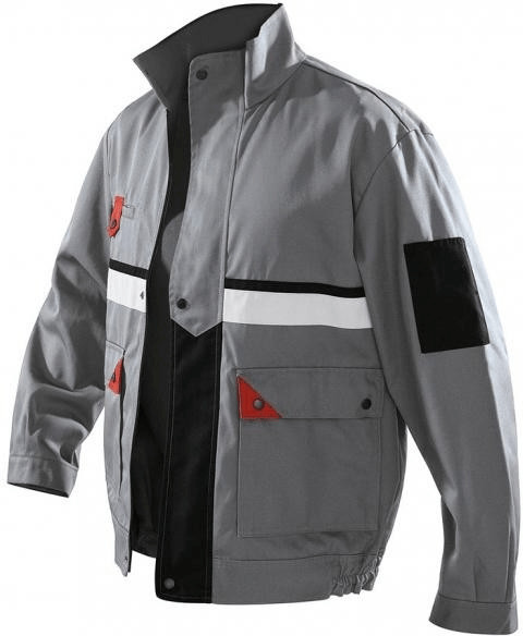 Kübler BRAND X Blouson (1113) grey/red