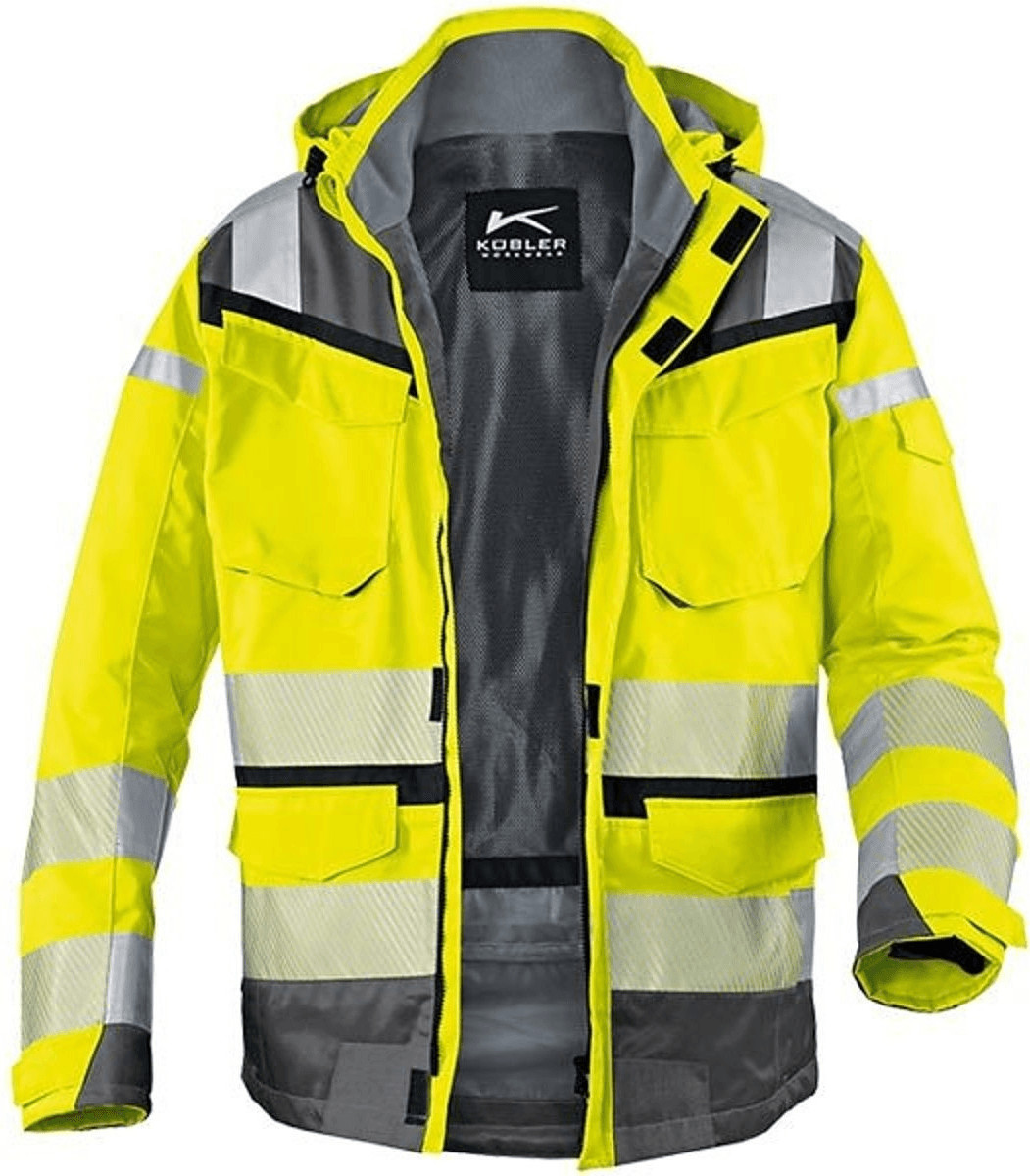 Kübler REFLECTIQ Wetterjacke PSA 2 (1307) yellow/anthracite